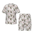 thumbnail image 1 of Balery Flowe Rooster Conjunto de Pijama Infantil de Manga Corta con Estampado – Ropa de Dormir de Algodón Suave-Large, 1 of 6