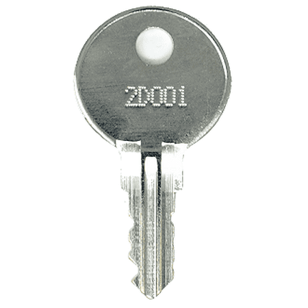 Office Furniture Replacement Key for Ilco 2D031