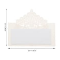 thumbnail image 4 of Minkissy 50Pack Dinner Name Place Cards in White for Wedding and Festivals, 4 of 5