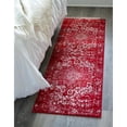 thumbnail image 2 of Unique Loom Medallion Richmond Rug Red/Ivory 2' 7" x 12' Runner Medallion Traditional Perfect For Bathroom Hallway Mud Room Laundry Room, 2 of 8