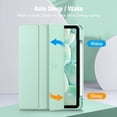 thumbnail image 3 of Funda Fintie Hybrid Slim para iPad Air de 11 pulgadas M2 (2024), color verde, 3 of 9