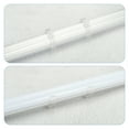 thumbnail image 5 of T8 U Clips Soporte para LED Luz Bombilla Montaje Soportes Abrazaderas Plástico Fluorescente Tubo Soporte con Tornillos, Transparente Paquete de 25, 5 of 5