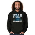 thumbnail image 5 of Utah Mountains Camping Hiking Hunting Hoodie Sweatshirt Women Men Brisco Brands M, 5 of 6