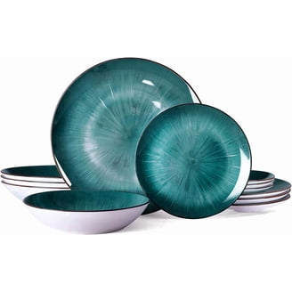 10 Strawberry Street Nova Square 16-Piece Stoneware Dinnerware Set