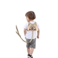 thumbnail image 4 of Correas de seguridad para bebés y niños pequeños - Seguridad para niños H para caminar, cinturón antipérdida, bebés y niños pequeños ajustables (cachorros beige) MFZFUKR LKX-0752, 4 of 7