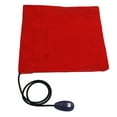 thumbnail image 1 of Coussin Chauffant pour Animaux Température Réglable Arrêt Automatique Intérieur Rouge, 1 of 7