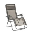 thumbnail image 1 of HomeRoots 373469 Fauteuil Inclinable Enduit de Poudre 27.6 x 64.2 x 45.3 Po, Graphite, 1 of 1