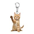 thumbnail image 1 of Visland Porte-Clés en Forme de Chat Dessin Animé 2D Acrylique Charme de Chat Porte-Clés Polyvalents Accessoire de Charme de Sac, 1 of 8