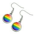 thumbnail image 2 of Rainbow Pride Gay Lesbian Contemporary Novelty Dangling Drop Charm Earrings, 2 of 4