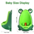 thumbnail image 5 of Soraco Frog Potty Training Urinal for Toddler Boys Toilet with Aiming Target-Green, 5 of 5
