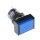 thumbnail image 1 of Interruptor de circuito eléctrico con botón pulsador autorreinicio rectangular de 16 mm, 250 V, 3 A Azul, 1 of 9
