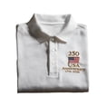 thumbnail image 3 of 250 Anniversary USA Shirt Men's Retro 250th United States Flag Print Polo Shirts Patriotic Shirts for Men, 3 of 6