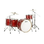 Ludwig Centennial Zep 4-Piece Shell Pack, Red Sparkle, Drum Set