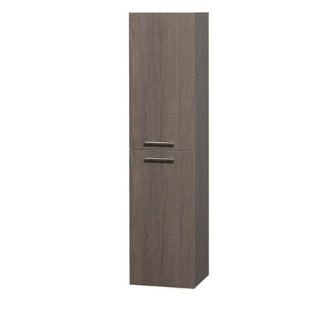 Amare Wall - Wyndham Collection Amare Wall-Mounted Bathroom Storage Cabinet, Grey Oak