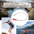 thumbnail image 2 of Cordón de seguridad Gancho flexible bajo el agua con muñequera de seguridad Correa suelta a presión giratoria 316 para actividades de buceo tipo 2 sidaley OD003527-02, 2 of 6