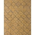 thumbnail image 1 of Ahgly Company Indoor Rectangle Abstract Yellow Abstract Area Rugs, 2' x 5', 1 of 6