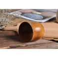 thumbnail image 3 of Tasse à Thé, Petite Tasse à Café Ronde en Bois Fait Main Rétro pour Lait Jus Marron, 3 of 8