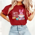 thumbnail image 5 of Camisetas de Manga Larga de Mujer de Moda Casual Imprimir Cuello Redondo para Navidad, Fiesta Y Uso Diario, 5 of 5