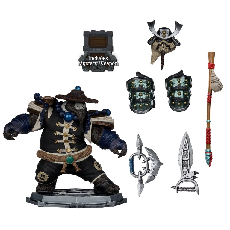 Pandaren: Monk & Rogue (World of Warcraft) 1:12 Scale Posed Figure