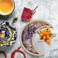 thumbnail image 6 of Zcargel Wooden Ramadan Tray Crescent Lunar Star Islamic Pattern 30x28x2cm Eid Serving Platter, 6 of 10