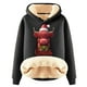 thumbnail image 1 of WILLBEST Sudadera con Capucha para Mujer, Estampado Navideño de Vaca, Cálida XXXXX-Grande, 1 of 4