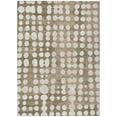 thumbnail image 2 of Addison Rugs Chantille Indoor/Outdoor Transitional Circles Taupe Washable Rectangle Rug, 8' x 10', 2 of 6