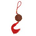 thumbnail image 2 of Colgante Feng Shui, diseño de borla de madera de Durazno, adorno colgante chino Feng Shui para decoración de puertas exteriores, regalos, 2 of 8