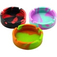 thumbnail image 1 of Cendrier en Silicone 3 pack, Design Rond Résistant à la Chaleur et aux Hautes Températures, Plateau à Cendres pour Cigares/cigarettes pour Décoration Extérieure/patio/intérieure/bureau/maison, 1 of 5