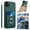 Green, variant on Allytechgroup iPhone 11 Pro Max Wallet Case for Women Men, Premium PU Leather Shockproof Hand Wrist Slim Fit Back Cover Phone Case for iPhone 11 Pro Max, Black