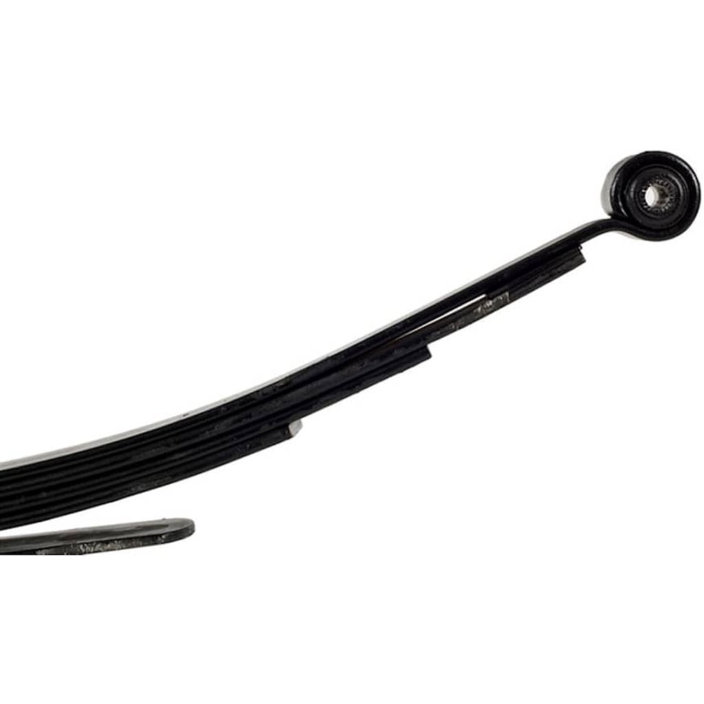 KarParts360 For Isuzu Hombre 1996 97 98 99 2000 Suspension Leaf Spring | Steel | Black Bushing Color | Berlin Eye End 1 Attachment Type | Berlin Eye End 2 Attachment Type | For 15642471, 61-971