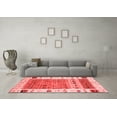 thumbnail image 3 of Ahgly Company Indoor Rectangle Abstract Red Contemporary Area Rugs, 2' x 4', 3 of 4