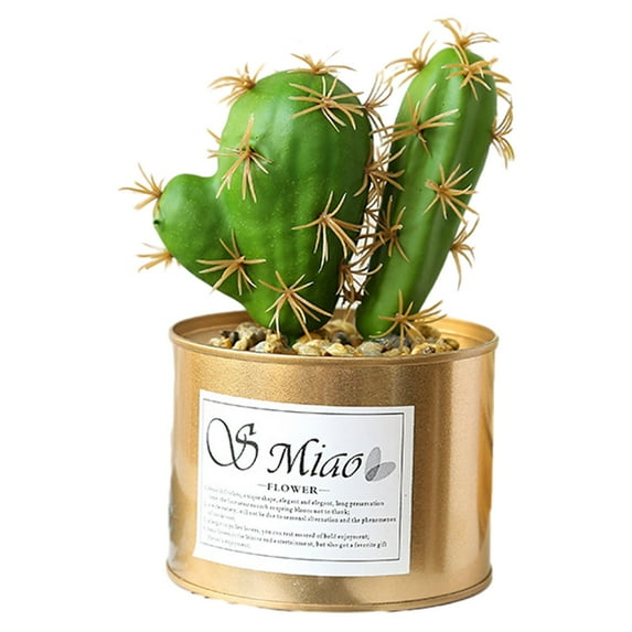 Simulation plant potted tropical cactus creative home decoration artificial flower pot landscape green plants - type:style4;