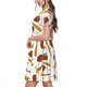 thumbnail image 2 of Easygdp Baseball Sport para Vestido Transpirable de Mujer, Vestido Suelto de Manga Corta con Pliegues y Bolsillos para el Verano, 2 of 6