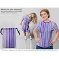 thumbnail image 6 of oneOone Polyester Lycra Purple Fabric Stripes Sewing Fabric By The Yard Printed Diy Clothing Sewing Supplies 56 Inch Wide, 6 of 6