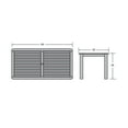 thumbnail image 5 of Rectangular 42x84 Counter Dining Table, 5 of 6