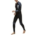 thumbnail image 3 of Tejiojio Mens Swim Trunks Clearance Men's Stretch Full Body Wetsuit Surf Swimsuit Jumpsuit Diving Steamer Swimwear, 3 of 6