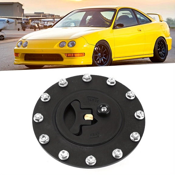 Fuel Cell Gas Tank Filler Cap Twist Cover Fitting Flame Resistance with Nut Bolt Universal