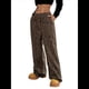 thumbnail image 3 of Pantalones Rectos con Estampado de Leopardo A Cuadros para Mujer, Cintura Elástica, Estilo Y2K, con Bolsillos. Leopardo Profundo M, 3 of 10