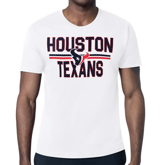 Men's Starter White Houston Texans Mesh Look T-Shirt