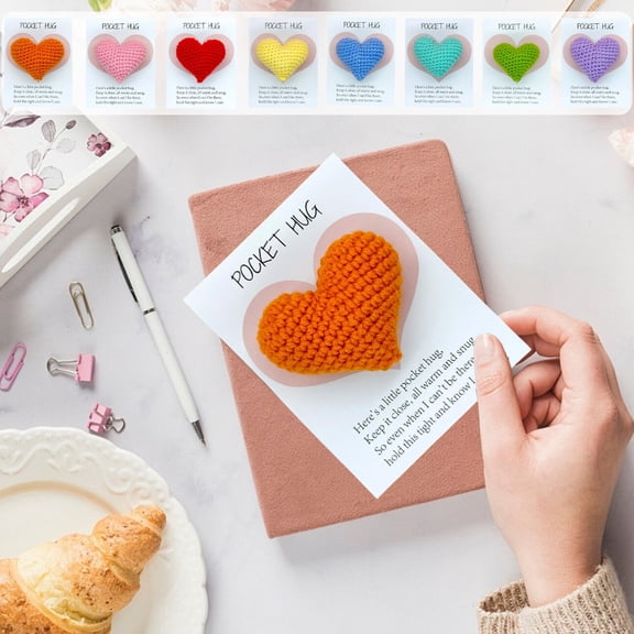 Pocket Card Set for Thoughtful Gift Giving, Mini Encouragement Notes, Size for Wallet Bag or Desk Storage, 8 Assorted Designs
