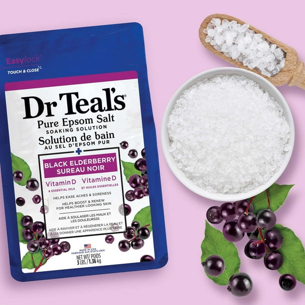 Dr Teal's Pure Epsom Salt 3袋セット Dr. Teal's Pure Epsom Salt Soaking Solution Gift Set (3 Pack
