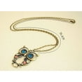 thumbnail image 6 of Fashion Classic Style Big Eyes Crystal Owl Design Sweater Chain Pendant Necklace, 6 of 7