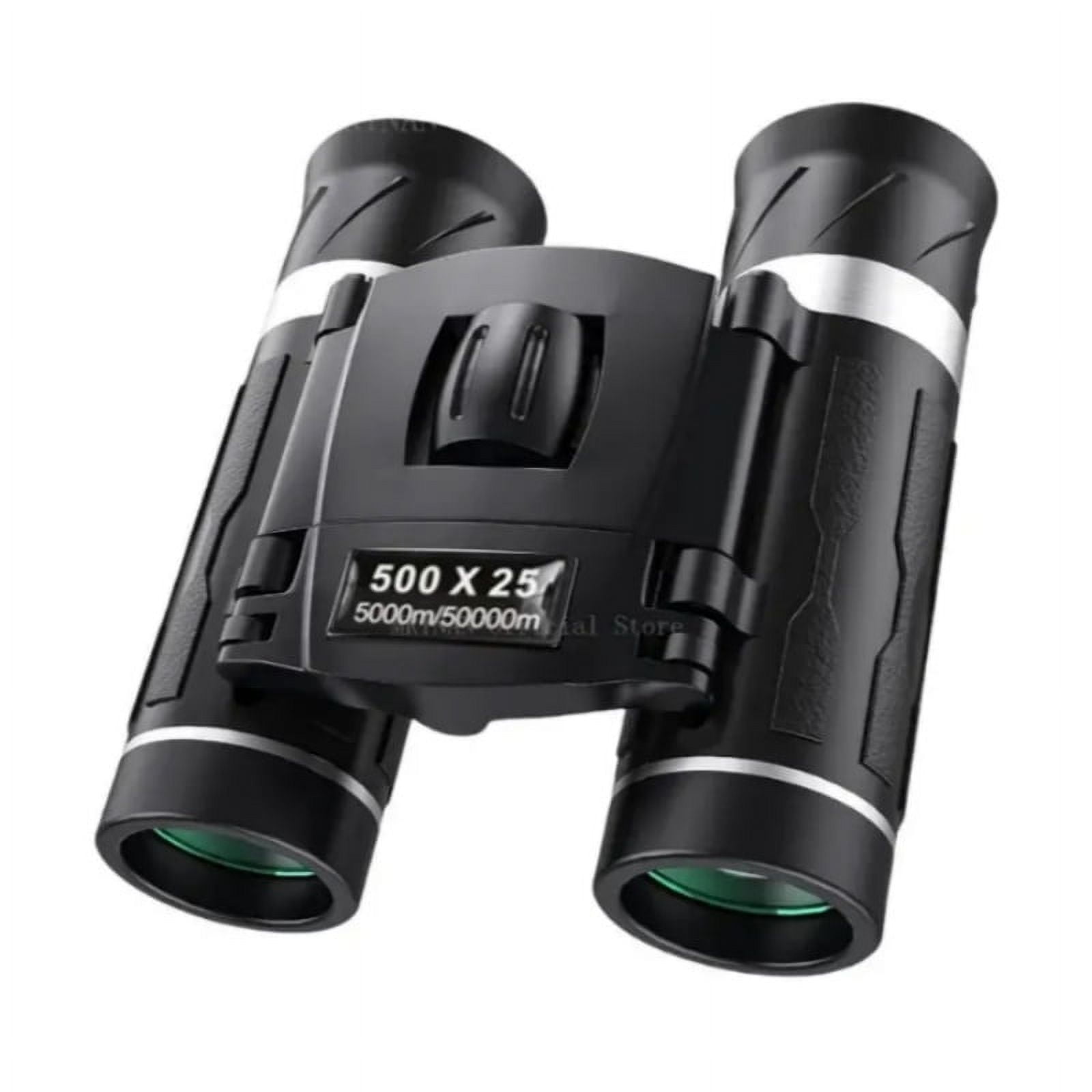 Professional Powerful 500x25 Binoculars High Magnification Low Light Night Vision Mini Portable Telescope For Outdoor Camping