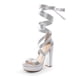 thumbnail image 1 of Sandalia DREAM PAIRS SDHS2205W Plata Gladiadora con Tiras Tacón de 13 cm, 1 of 8