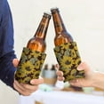thumbnail image 2 of Beer Sleeve 2 Pack Cool Cans Cooler Sleeve Sunflower Farmhouse Beer Can Coolies for Birthday Party Decoration (3.9In X4.9 In), 2 of 3
