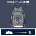 thumbnail image 5 of FORMRS Unisex School Backpack 17" Student Travel Bag with Laptop Compartment, Retro Flower, 5 of 7