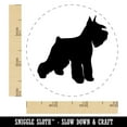 thumbnail image 2 of Miniature Schnauzer Dog Solid Rubber Stamp for Scrapbooking Crafting Stamping - Small 3/4 Inch, 2 of 7