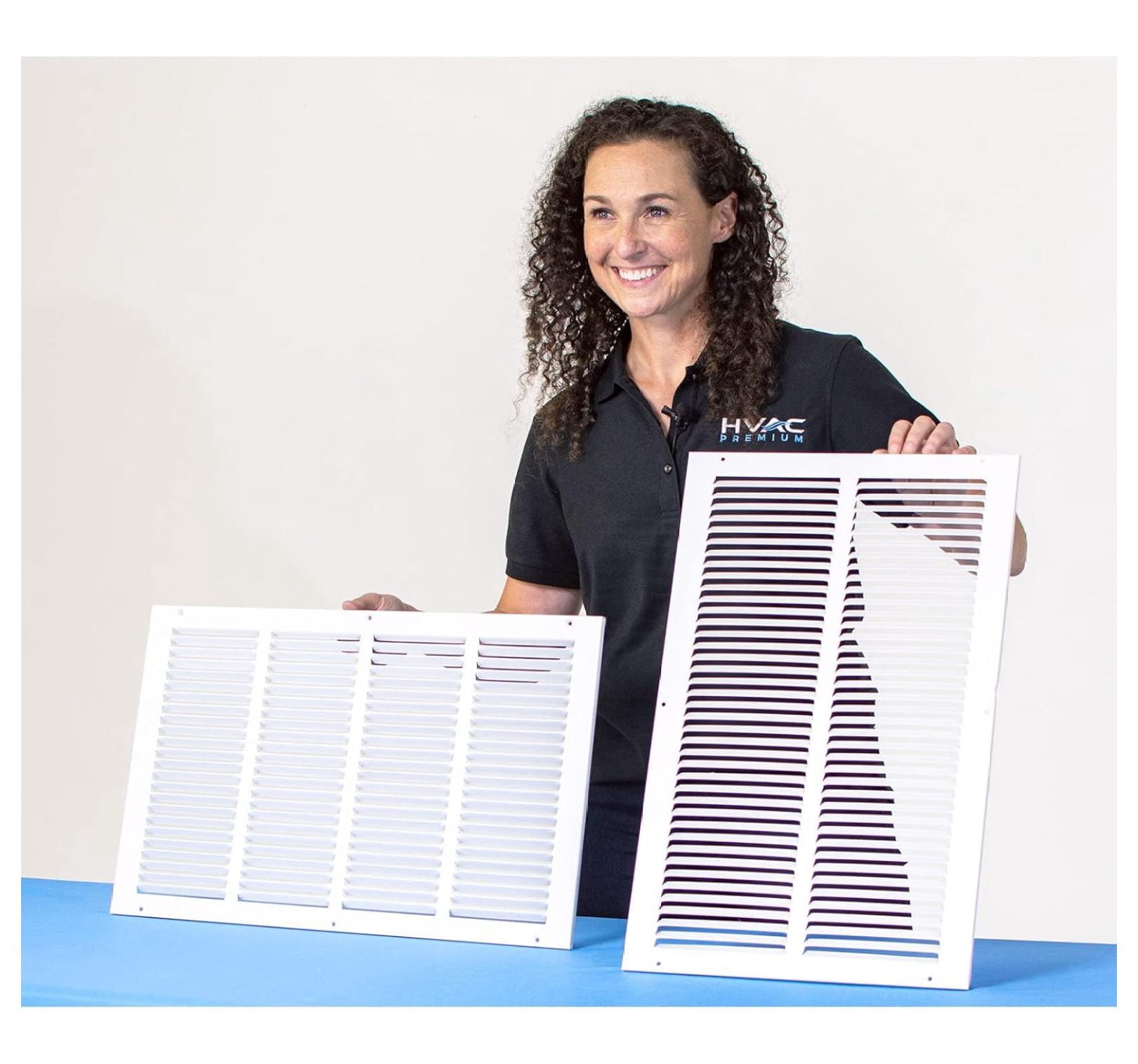 26" x 4" Return Air Grille - Sidewall and Ceiling - HVAC Vent Duct Cover Diffuser - [White] [Outer Dimensions: 27.75w X 5.75"h]
