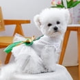 thumbnail image 5 of St. Patrick's Day Dog & Cat Costume, Green Tutu Skirt Breathable Mesh Festive Party Photo Outfit for Small Medium Pets, 5 of 7