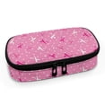 thumbnail image 2 of Jiueut Breast Cancer Insulin Storage Bag Pink Ribbon Insulin Bags for Women Insulin Cooler Bag Cooling Storage Carrying Pouch Storage Bags with Zipper Diabetic Supply Bag, 2 of 7